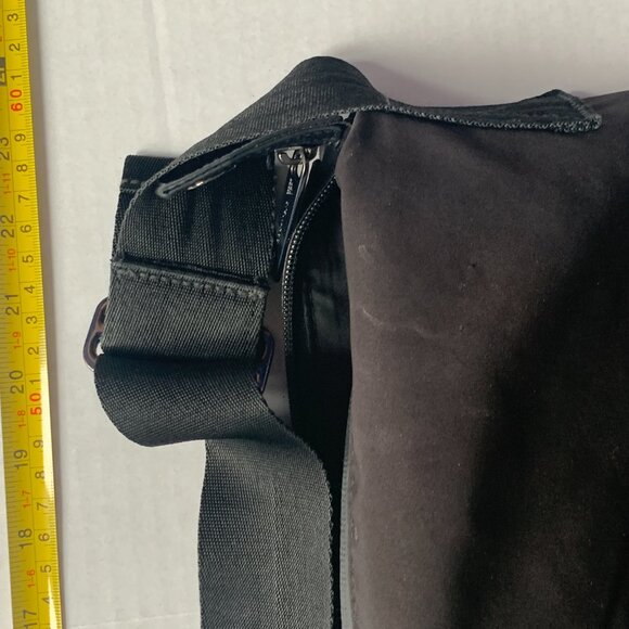 Adidas by Stella McCartney Black Shoulder Tote Gym Duffel Bag Travel Pockets Zip - Picture 9 of 11